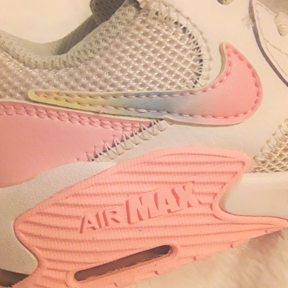 Nike Toddler Air Max Excee Pink and White Sneakers - Picture 6 of 6